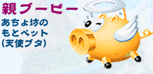 親ブービー…あちょ坊のもとペット(天使ブタ)